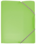 Složka s gumou Opaline A4 transparentní zelená