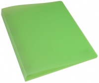 Pořadač OPALINE 4-kroužkový PP transparent A4 zelený