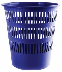 Odpadkový koš děrovaný 12L modrý