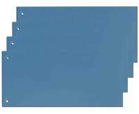 Papírový rozlišovač 105x240mm modrý