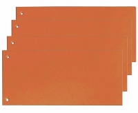 Papírový rozlišovač 105x240mm oranžový