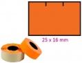 Etikety CONTACT do kleští 25x16mm oranžové