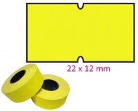 Etikety COLA PLY do kleští 22x12mm žluté