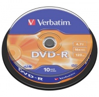 DVD-R Verbatim 4,7GB/16x 10-pack