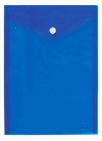 Obálka s drukem na výšku A5 modrá