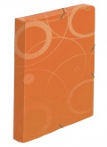 Box s gumou Neo Colori z PP A4 oranžový