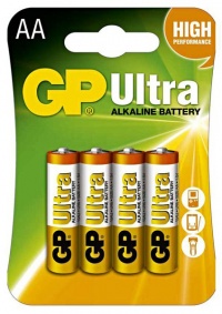 Alkalické baterie GP Ultra AA 4ks