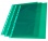 Prospektový obal ,,U" barevný A4 zelené okraje transparentní