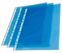 Prospektový obal "U" A4 100ks modrý transparentní