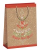 Dárková taška vánoční T8 natur