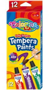 Temperové barvy Colorino 12 barev