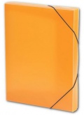 Box s gumou Opaline A4 oranžový