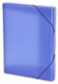 Box s gumou Opaline A4 modrý