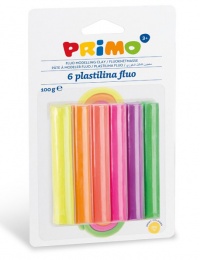 Plastelína PRIMO FLUO 6 barev