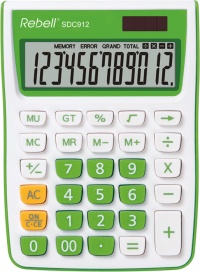 Kalkulačka REBELL SDC 912 zelená