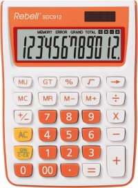 Kalkulačka REBELL SDC 912 oranžová