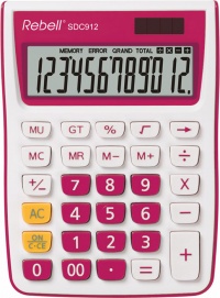 Kalkulačka REBELL SDC 912 růžová