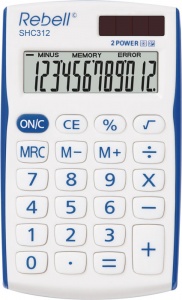 Kalkulačka REBELL SHC 312 modrá