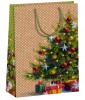 Dárková taška vánoční T8 natur