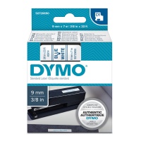 DYMO páska D1 40914 9mm x 7m modro/bílá