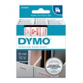 DYMO páska D1 45015 12mm x 7m červeno/bílá