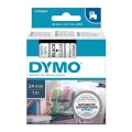 DYMO páska D1 53710 24mm x 7m černo/transparent