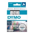 DYMO páska D1 53713 24mm x 7m černo/bílá