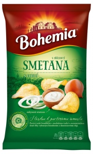 Bohemia Chips smetana s cibulí 150g