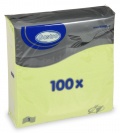 Ubrousky papírové 1-vrstvé 100ks žlutozelené