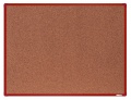 Korková tabule BoardOK 120x90cm červená