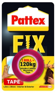 Lepicí páska PATTEX FIX oboustranná délka 1,5m