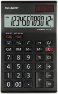Kalkulačka SHARP EL-124TWH černo-bílá