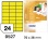 Etikety Office 70x36mm žluté R0121.0527A