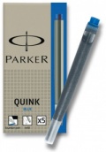 Inkoustová bombička Parker modrá omyvatelná