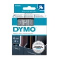 DYMO páska D1 45020 12mm x 7m bílá/průhledná