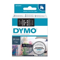 DYMO páska D1 53721 24mm x 7m bílo/černá