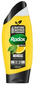 Radox Feel Heroic pánský sprchový gel 250ml