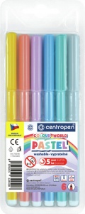 Centropen Colour World 7550 Pastel 6ks