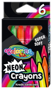 Voskovky Colorino Neon 6 barev
