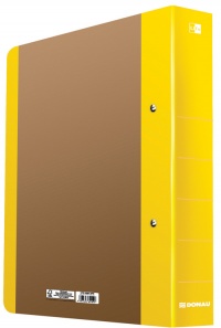 Pořadač Donau Life 2-kroužkový 50mm žlutý