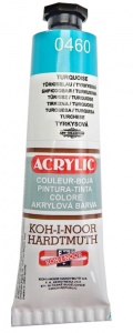 Akrylová barva Koh-i-Noor 40ml tyrkysová
