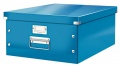 Krabice s víkem Leitz Click&Store WOW L modrá