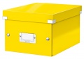 Krabice s víkem Leitz Click&Store WOW S žlutá