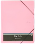 Desky s gumou Pastelini A4 PP růžové