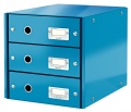 Zásuvkový box Leitz Click&Store WOW 3 modrý