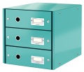 Zásuvkový box Leitz Click&Store WOW 3 led.modrý