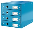 Zásuvkový box Leitz Click&Store WOW 4 modrý