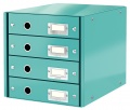 Zásuvkový box Leitz Click&Store WOW 4 led.modrý