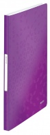 Katalogová kniha Leitz WOW 40LS A4 fialová