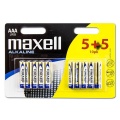 Baterie MAXELL alkalická AAA 10ks
